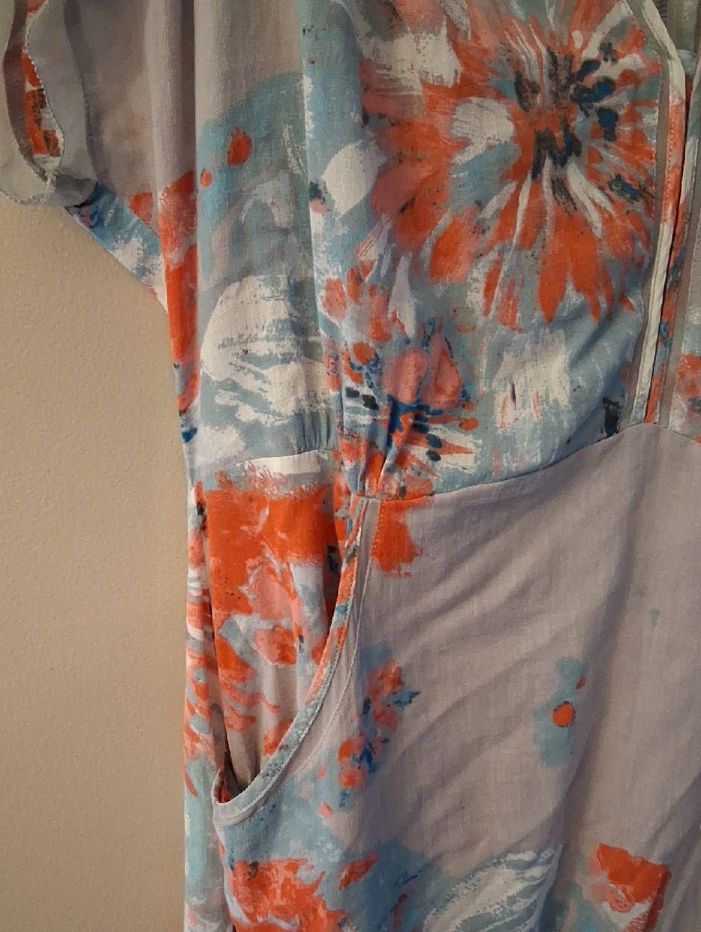 Wrap London Flower Print Dress Size 10 - Picture 3 of 11